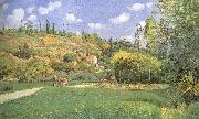 Camille Pissarro Cattle woman Germany oil painting artist